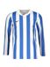Nike Uniseks-Kind Top Met Lange Mouwen Y Nk Df Strp Dvsn Iv Jsy Ls, Wit/Koningsblauw/Zwart, CW3825-102, L