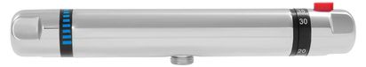StarTech Thermostatic shower mixer - Shower and bath mixer - Safety lock at 38 °C - Fully copper valve - Light grey
