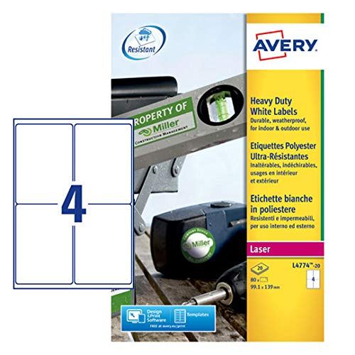Avery 99.1 x 139 Wit