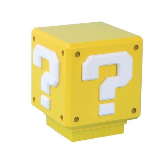 Paladone Super Mario Mini Question Block LED Lamp - Yellow - 8cm