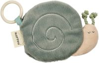 Nattou LouLou Activiteitenboek Dieren - Knisperboekje Baby - Baby Speelgoed - 15 cm - Groen - Beige - Ecru