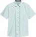 s.Oliver Hemd Lange Mouw Katoen Licht Turquoise 3XL
