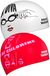 Mad Wave Reverse Queen Bonnet de bain Rouge,Blanc