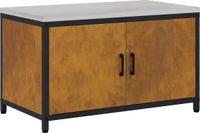 vidaXL Keukenopslag Kast HATTEM Roestig Staal 90 x 50 x 53 cm