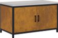vidaXL Keukenopslag Kast HATTEM Roestig Staal 90 x 50 x 53 cm