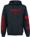 Architects Deathwish Red Heren Trui met capuchon - zwart - 4XL