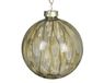 Decoris Kerstbal glas d8l8h8 cm rosemarijn