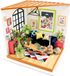 Robotime Locus' Woonkamer DG106 - Houten Modelbouw - Poppenhuis met LED licht - DIY