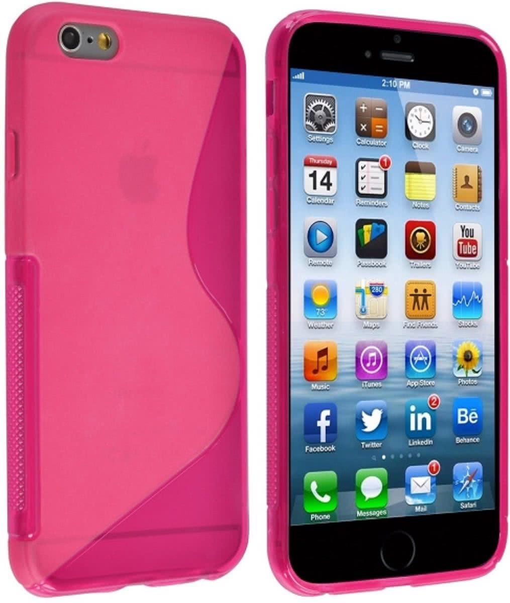Comutter Silicone hoesje iPhone 6 roze