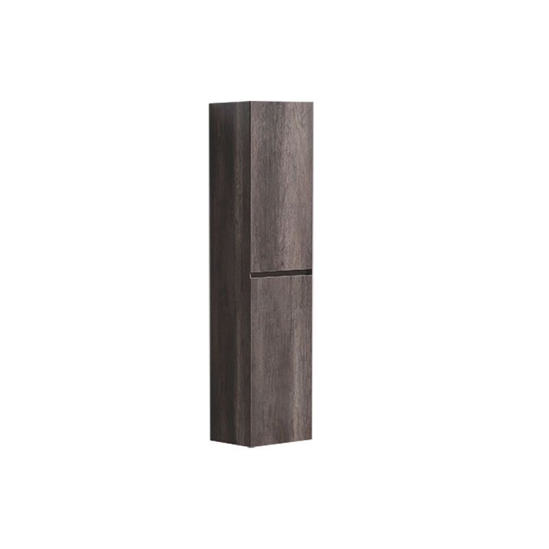 Badkamerplanet Kolomkast Infinity 160 cm Century Oak - Hoogglans Wit