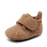 Bisgaard Baby Wool pantoffels voor meisjes, Braun Camel 46, 22 EU