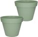 EDA Toscane Bloempot - 2x - D30 x H26 cm - Vert - 10 liter
