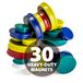 Officemate Heavy Duty magneten, verschillende maten en kleuren, 30 per kuip (92501)