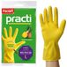 Paclan Practi, gants en caoutchouc, parfumés, odeur d'ananas, taille L, 1 paire