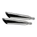 GPR Exhaust Systems Silencieux Slip On Homologué Slash Harley Davidson Sportster 1200 04-09 Ref:hd.1.sl Stainless Steel