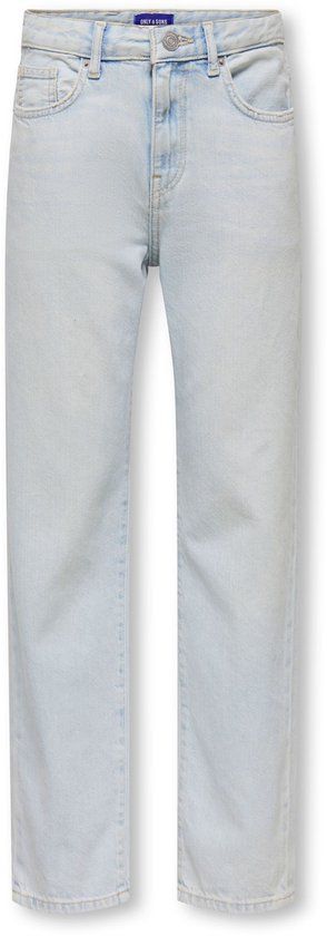 ONLY & SONS JUNIOR OSJEDGE Straight Fit Jeans Light Blue Bleached Denim