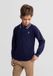 Minoti polo jongens 2-pack lange mouw - 100% katoen - donkerblauw