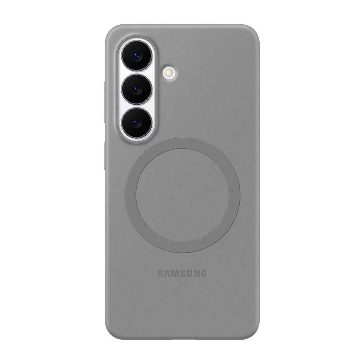 Samsung Galaxy S26 Hoesje - Silicone Magnet Case - Grijs