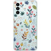 Samsung Fleurs colorees Bedrukt siliconen hoesje compatibel met Samsung Galaxy A13 5G, Samsung Galaxy A04S