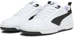 PUMA Rebound v6 Low Unisex Sneakers - Puma White-Puma Black-Puma Black