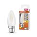 OSRAM LED STAR-klassisk B60 LED-lampe til B22D-base, stearinlys, Matt Glass, 806 Lumen, Warm White (2700K), udskiftning til konventionelle 60W pærer, ikke dæmpbar, 1-pack