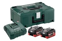 Metabo 685077000 18V LiHD Batterie Starterset (2x 5.5Ah) + Lader In MetaBox