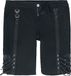 Devil Fashion Punk Thick Rope Mesh Men's Half Pants Heren Shorts - Zwart - S
