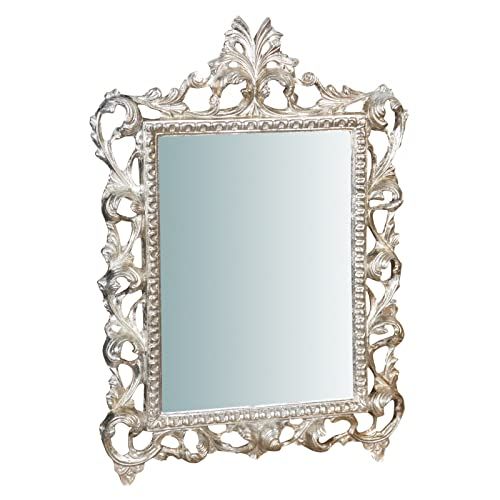 Biscottini Vintage Spiegel - 60 x 44 cm - Wandspiegel voor Badkamer en Slaapkamer