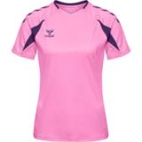 Hummel Hmlcore 2.0 Jersey S/S Woman sportshirt voor dames - Katoen - Ronde hals - Korte mouw - XL - Cotton Candy/Acai