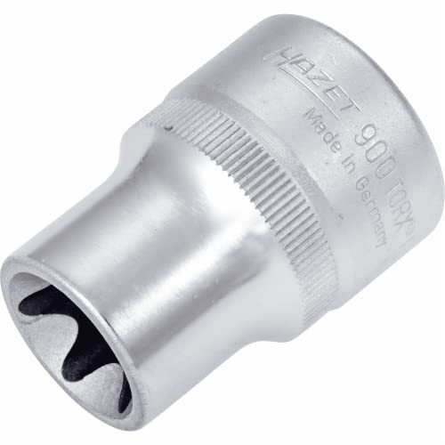 Hazet HAZET 900-E18 38 mm E 18 Torx Profiel Socket - Verchroomd/Gepolijst