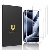 UNBREAKcable Set van 3 screenprotectors van gehard glas voor iPhone 15 Pro Max