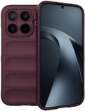 Techsuit Hoesje geschikt voor Xiaomi 17T - Magic Shield Silicone Back Cover - Bordeaux