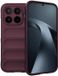 Techsuit Hoesje geschikt voor Xiaomi 17T - Magic Shield Silicone Back Cover - Bordeaux