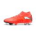 PUMA Voetbalschoen 'Future 9 Ultimate' neonrood / zwart / zilver / wit