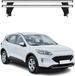 Menabo barres de toit support de base pour Ford Kuga C520, années modèles 2021-2020, certification ABE, aluminium, gris, 2 pièces