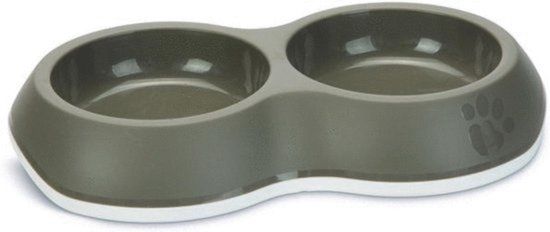 Savic Delice Double Dinerset - Kat - Grijs - 2x 0,2L