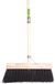 MM Eurotool Stadsbezem Colombo zwart 41 cm met houten steel 140 cm
