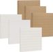 Merkloos NatureTouch Sticky Notes - 6 stk 7x7,5 cm Zelfklevende Memoblokken Milieuvriendelijk Papier Diverse Designs