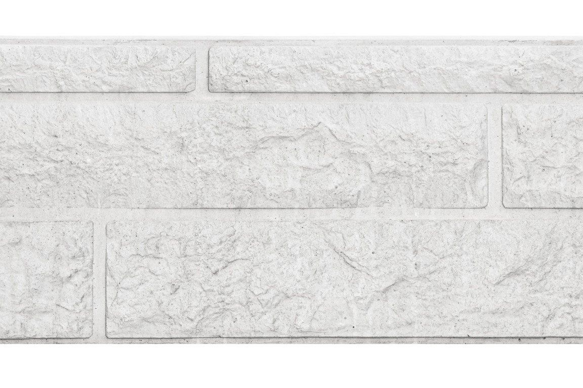 Tuindeco Berton Rotsmotiefplaat wit/grijs 184 cm enkelzijdig
