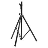 Amazon Basics Verstelbare Luidsprekerstandaard - 120cm tot 200cm Staal, Zwart