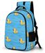 Sac à dos pour garçons, imprimé loup, 8-12 ans