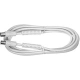 Axing BAK 252-00 aansluitkabel IEC coax-stekker op coaxbus zeer afgeschermd met mantelstroomfilter (2,5m)
