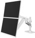 Ergotron - 45-690-290 - Dual monitorarm - Bureauklem/doorvoer - 27 inch - Wit