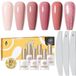 Born Pretty - 6 x 10 ml - Gellak set - Gellak nagellak - Gellak set kleuren - Gellak Roze - Gellak kleuren set - Gellak pink - Gellak Roze - Gellak - Gellak Nude kleuren - Gellak naturel - Gellak Nude Pink - Gellak Nude Set