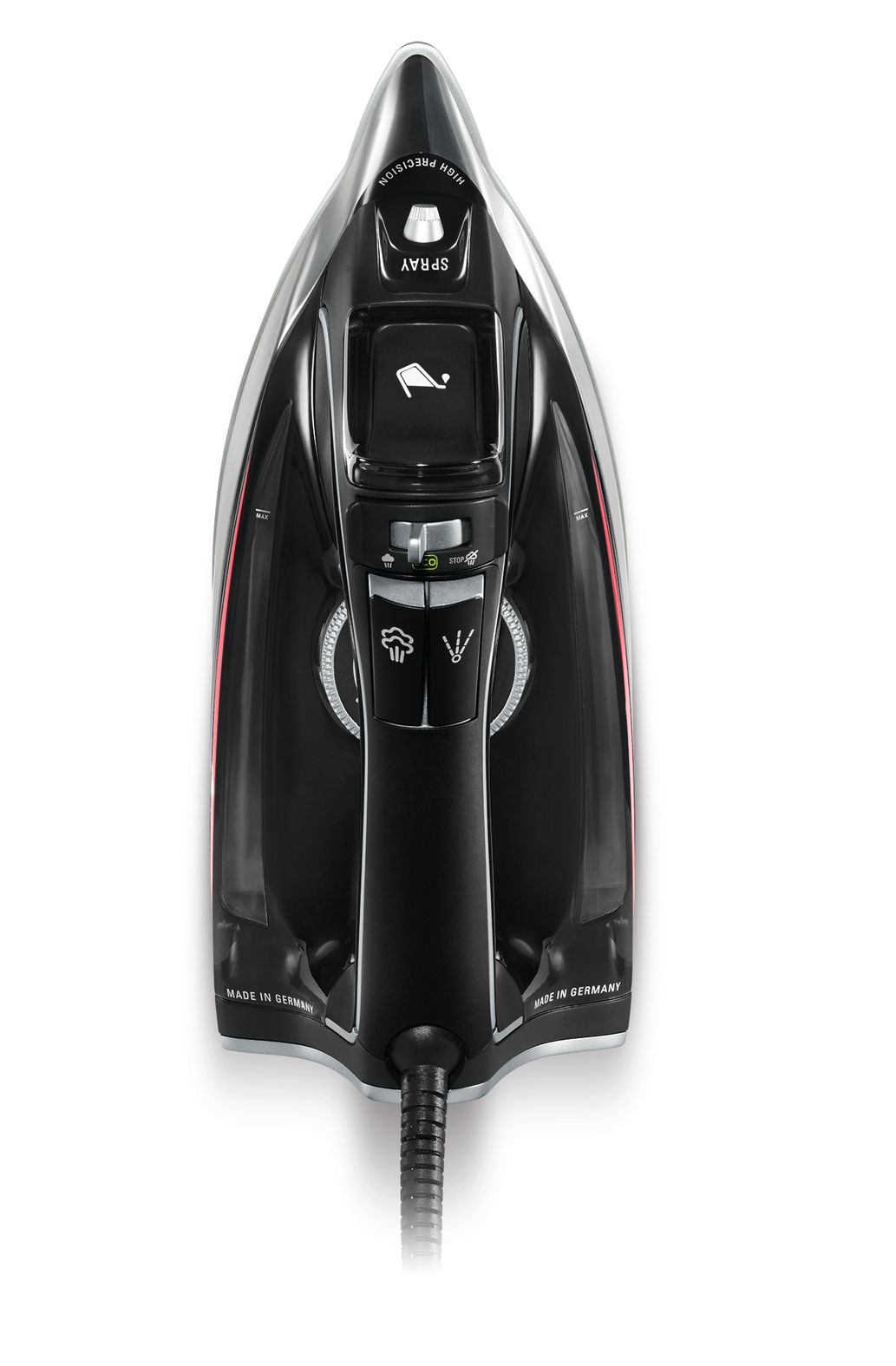 Rowenta Pro Master DW8210D1 - Stoomstrijkijzer - 2800W - Zwart/Rood