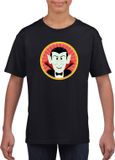 Bellatio Decorations Bol Halloween vampieren t-shirt zwart jongens en meisjes - Halloween kostuum kind 158/164