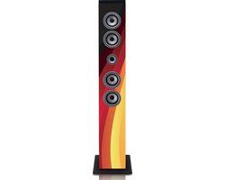 Ices Electronics Ices IBT-6 Deutschland - Bluetooth Speaker - USB en SD - LCD Scherm - Zwart-Rood-Goud