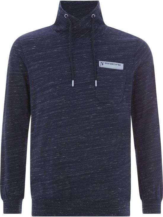 Jan Vanderstorm heren Sweatshirt - 76/78 - donkerblauw - Plus Size