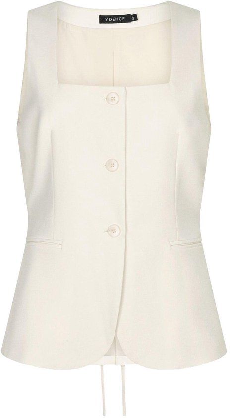 Ydence Gilet Allie HSS2608 Ecru Dames Maat XL