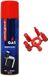 Merkloos Aansteker gas/butaan gasfles - 3x - 250 ml - Grijs